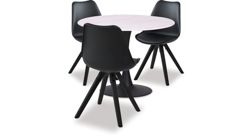 Marielia Dining Table & Dima Chairs x 3 Marielia Dining Table & Dima Chairs x 3